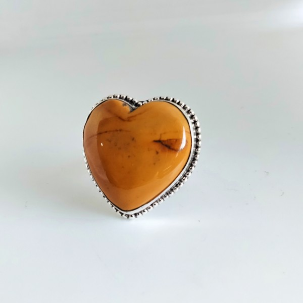Brecciated Mookaite Ring Ring-318