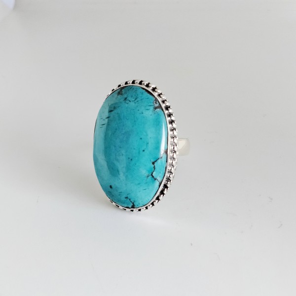 Genuine Turquoise Ring Ring-321