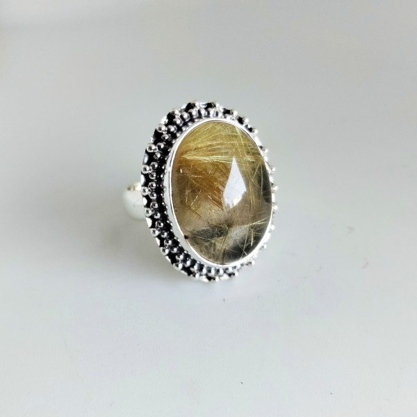 Golden Rutile Ring Ring-323