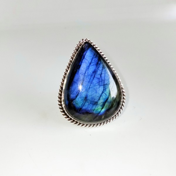 Stunning Blue Labradorite Ring  RING-367