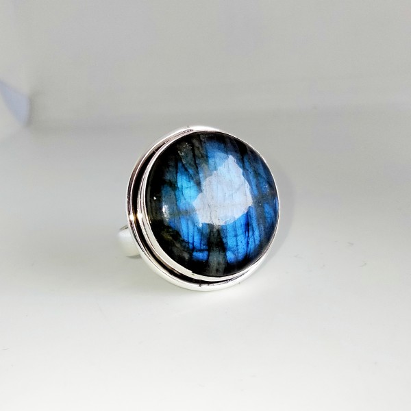 Labradorite handmade ring RING-375