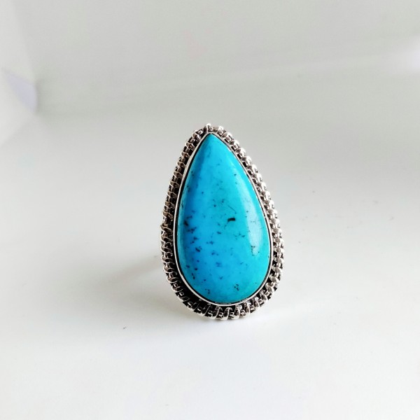 Pear Turquoise Ring  RING-398