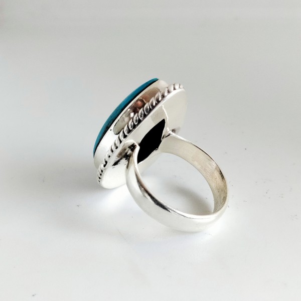 Pear Turquoise Ring  Ring-398