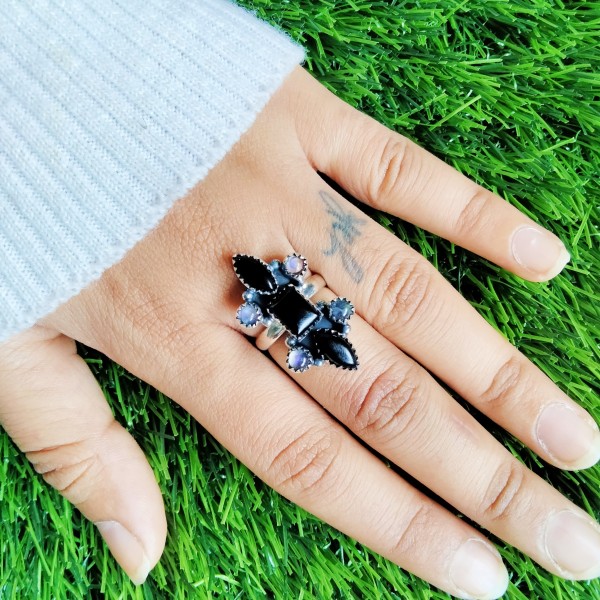 Black Onyx Ring Ring-533