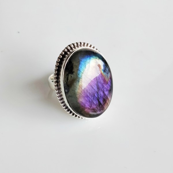 Purple Labradorite Ring Ring-561