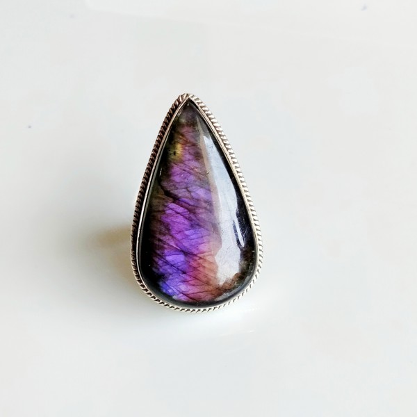 Purple Labradorite Ring Ring-564