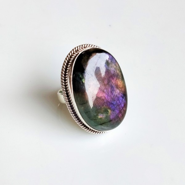 Purple Labradorite Ring Ring-565