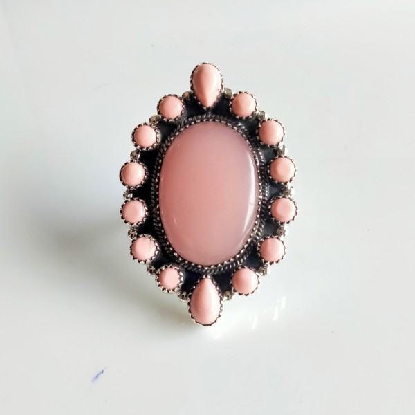 Pink Opal Ring RING-571
