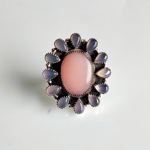 Pink Opal Ring RING-583