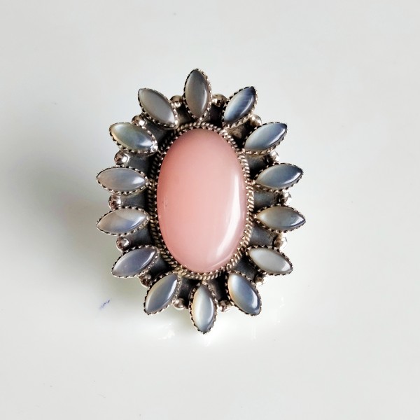 Pink Opal Ring RING-586