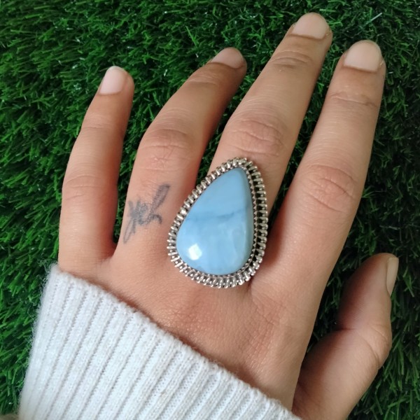 Blue Opal Ring RING-609