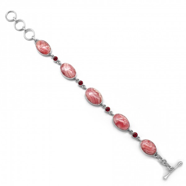 Rhodochrosite Bracelet B-RDC-58