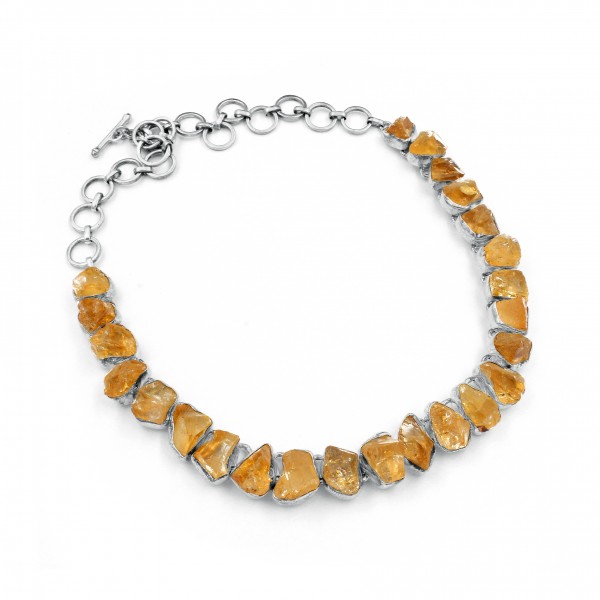 Citrine Rough Necklace N-CIT-14