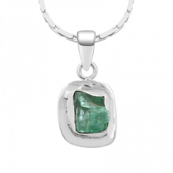 Aquamarine Raw Crystal Pendant PT-AQM-04