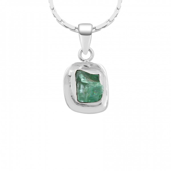 Aquamarine Raw Crystal Pendant PT-AQM-04
