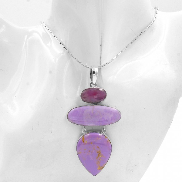 Phosphosiderite Pendant PT-PPD-01