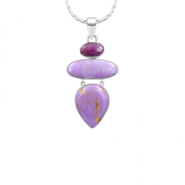 Phosphosiderite Pendant PT-PPD-01