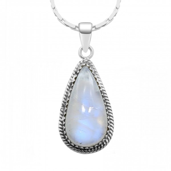 Moonstone Pear Pendant PT-RBM-02
