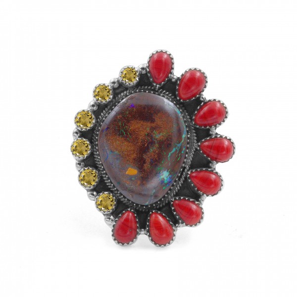 Boulder Opal Ring RING-1199