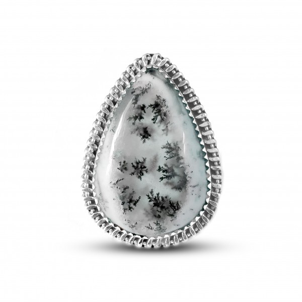 Dendritic opal Ring RING-634