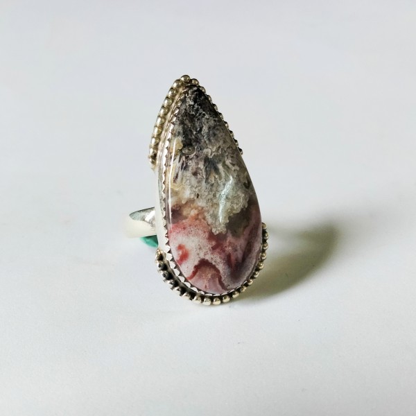 Crazy lace Agate Ring RING-679