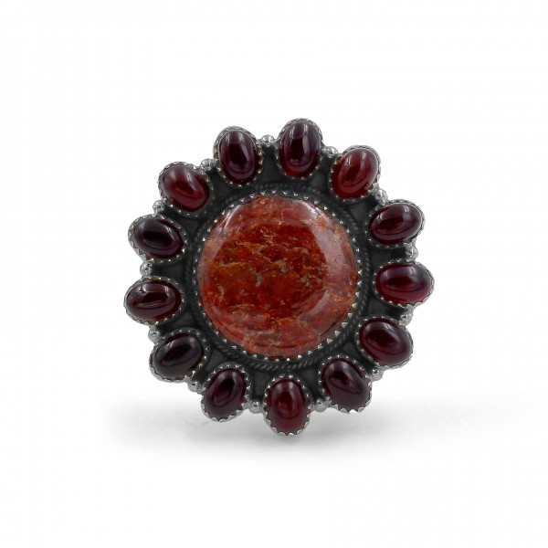 Strawberry Quartz 925 Sterling Silver Ring RING-78