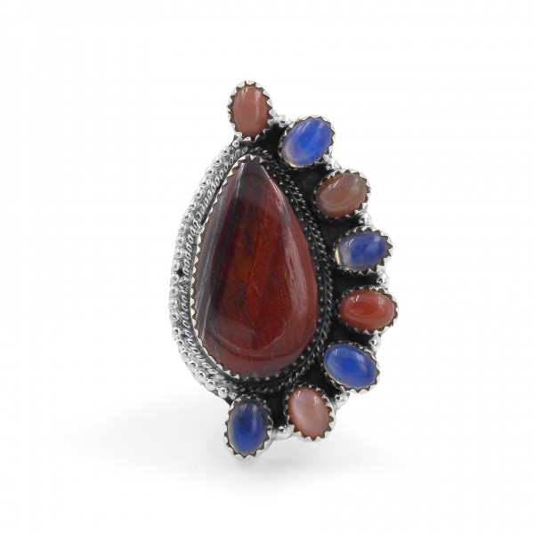Tiger Eye,MoonstoneRing RING-803