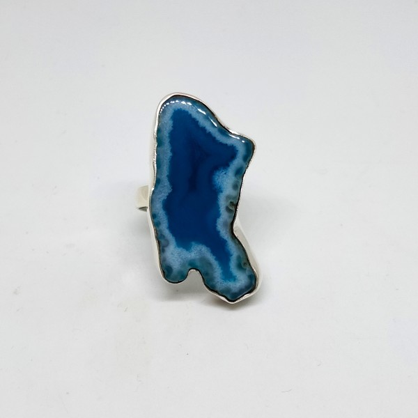 Agate(Blue) Ring RING-922