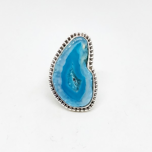 Agate(Blue) Ring RING-987